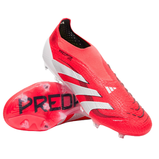 Chuteira de campo Adidas Predator 25 Laceless FG Pure Victory