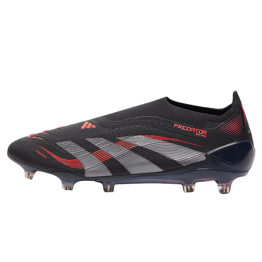 Chuteira de campo Adidas Predator 25 Laceless FG Stealth Victory