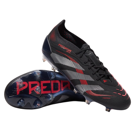Chuteira de campo Adidas Predator 25 Lowcut FG Stealth Victory