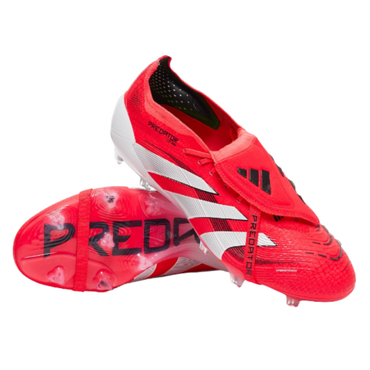 Chuteira de campo Adidas Predator 25 Foldover Tongue FG Pure Victory