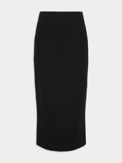 Virgin Wool Pencil Skirt