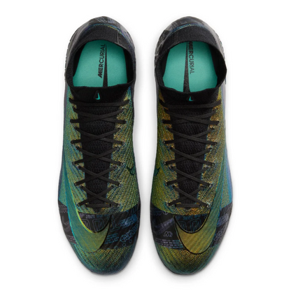Chuteira de Campo Nike Zoom Mercurial Superfly 10 Elite SE FG Cosmic Speed