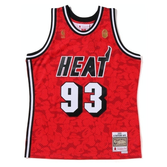 Regata Miami Heat BAPE X Mitchell & Ness 1993